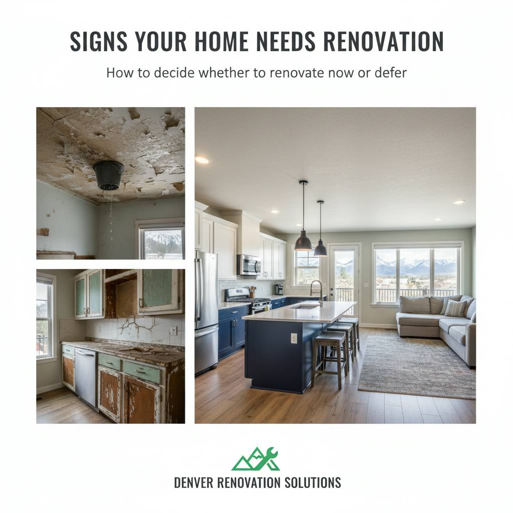 How to decide whether to renovate now or defer