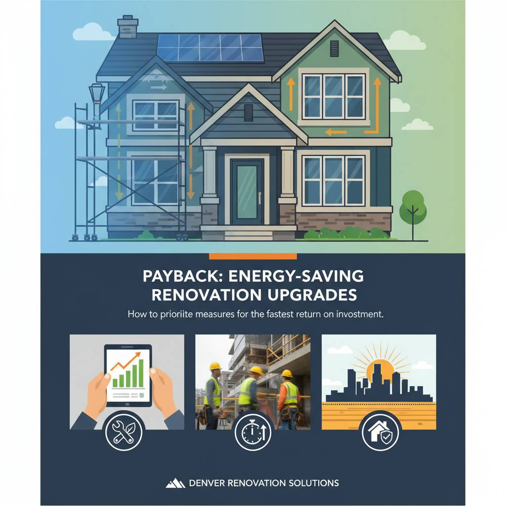 How to prioritize measures for the fastest energy-saving renovation upgrades payback