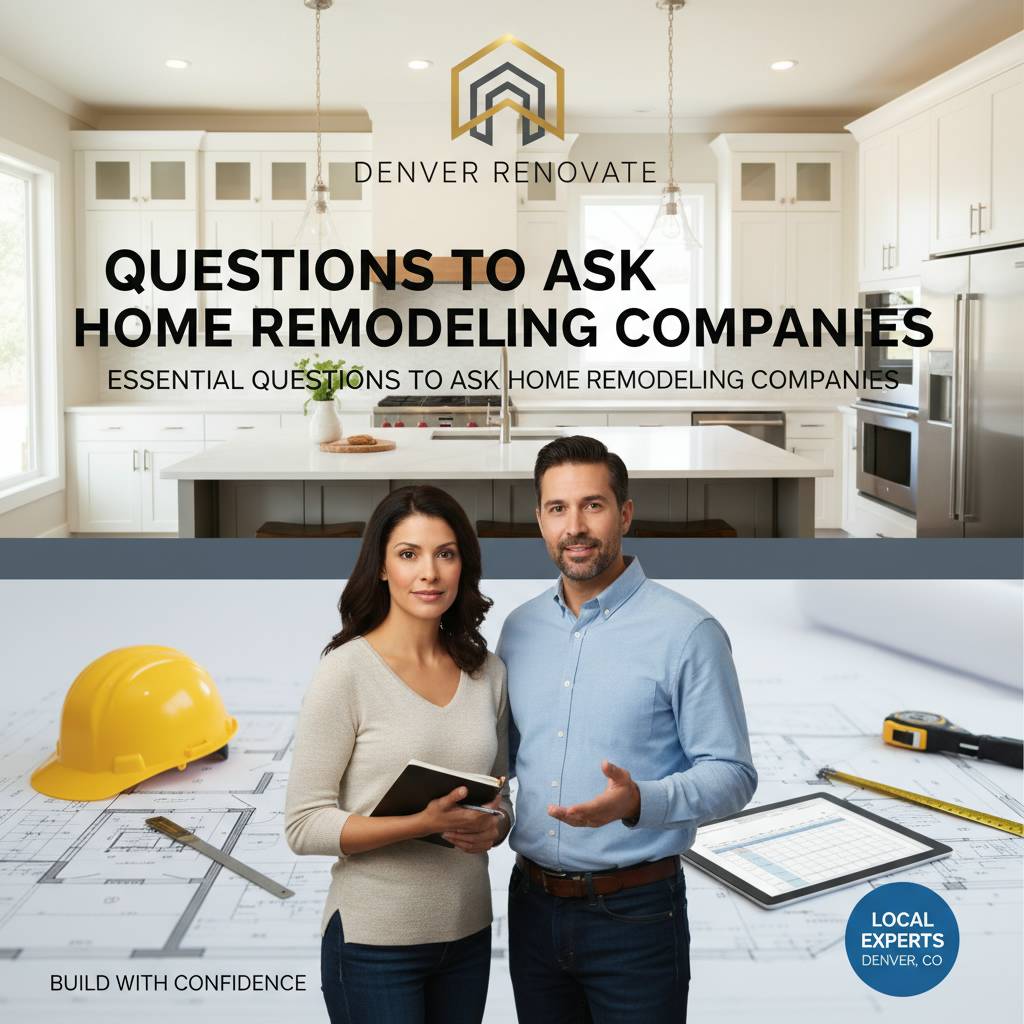 Essential questions to ask home remodeling companies