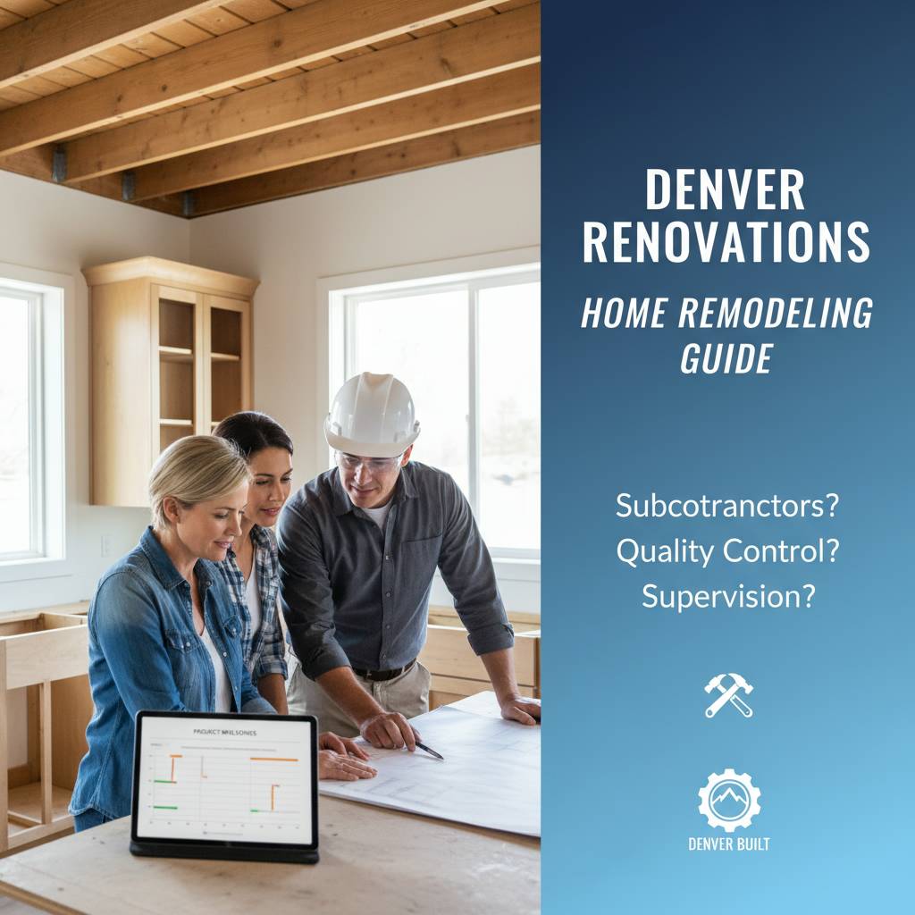 Subcontractors, quality control, and supervision